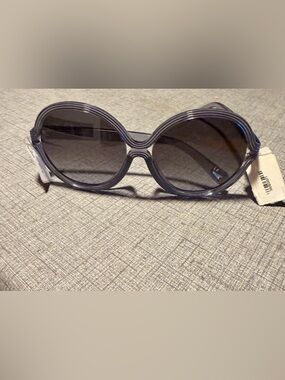 Classic Oversized Round Sunglasses - Gray